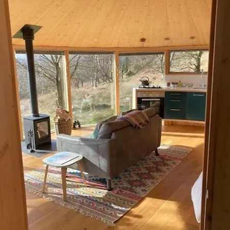 Craigmaddie Muir Roundhouse With Hot Tub Romantic, Luxury, Rural Stay For 2 Near Milngavie Glasgow Exterior photo